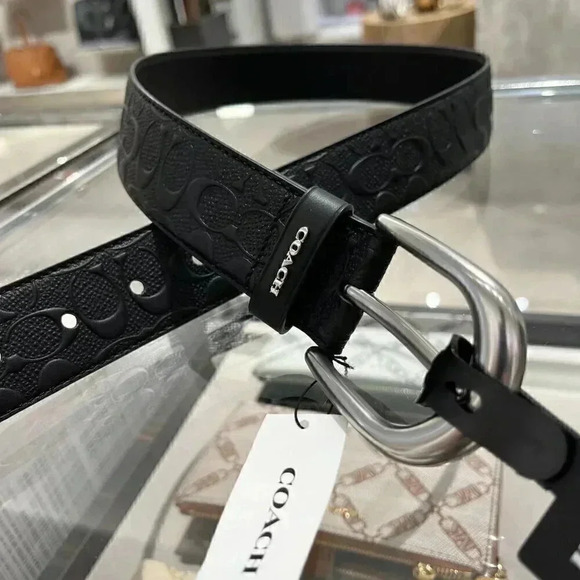 Coach Harness Buckle Belt, 38 Mm
